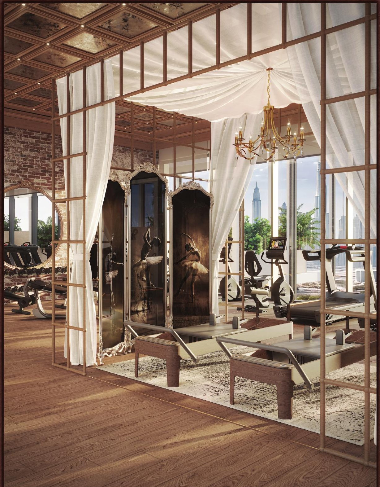 Fitness studio at The Archive by Imtiaz